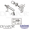 Grohe 19571002 Mixer Spare Tech Diagram