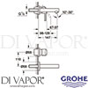 Grohe 19575001 Mixer Spare Diagram