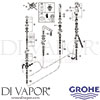 Grohe 19576001 Spare Tech Diagram