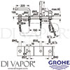 Grohe 19576002 Spare Diagram