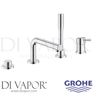 Grohe 19576002 Concetto Chrome Four-Hole Single-Lever Bath Combination Spare Parts