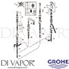 Grohe 19576002 Spare Tech Diagram