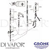 Grohe 19577001 Spare Tech Diagram