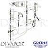 Grohe 19577DC1 Spare Tech Diagram