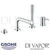 Grohe Essence 4-Hole Single Lever Bath Combination Spare Parts