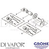 Grohe 19583000 Mixer Spare Tech Diagram