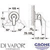 Grohe 19585000 Mixer Spare Diagram