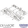 Grohe 19585000 Mixer Spare Tech Diagram