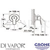 Grohe 19587000 Mixer Spare Diagram
