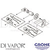 Grohe 19587000 Mixer Spare Tech Diagram