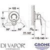 Grohe 19589000 Mixer Spare Diagram