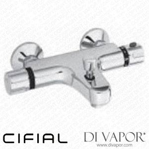 Cifial 1961000-625 Thermostatic Exposed Bath Shower Mixer Spare Parts