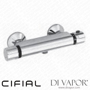 Cifial 1961002-625 Thermostatic Exposed Shower Mixer Spare Parts