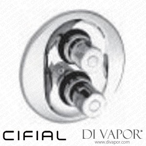 Cifial 1961004-625 Concealed Thermostatic Shower Mixer with Volume Control Spare Parts