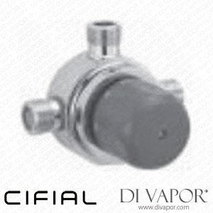 Cifial 1961006-625 Thermostatic Mixer Collective Solution Spare Parts