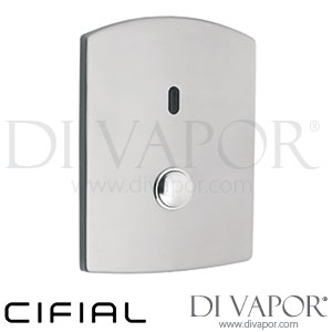 Cifial 1962024 Infrared Built-In Wall-Mounted Electronic Flowmeter with Button 9V Spare Parts