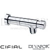 Cifial Timed Wall-Mounted Timed Washbasin Tap 1F Spare Parts
