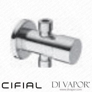 Cifial 1963069-625 Tempo 4 Automatic Tap for Urinal 2 Exits Spare Parts