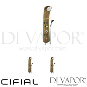 Cifial 1964010 Teak Shower Panel Spare Parts