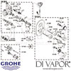 Grohe Grohtherm Auto 2000 Shower Valve Spares