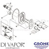 Grohe 19663IG0 Mixer Spare Diagram