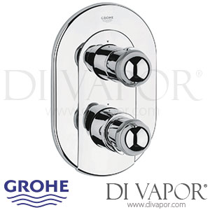 Grohe 19666000 | 19666 Sentosa Thermostatic Bath Shower Mixer Spare Parts