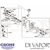 Grohe Sentosa Thermostatic Bath Shower Mixer Spares