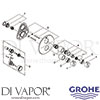 Grohe 19675IP0 Mixer Spare Diagram