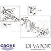 Grohe Europlus Mixer Shower with Flow Control Spares