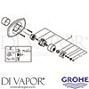 Grohe 19707ZB0 Spare Diagram