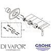 Grohe 19708000 Spare Tech Diagram