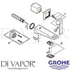 Grohe 19781000 Mixer Spare Tech Diagram