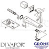 Grohe 19783000 Mixer Spare Tech Diagram