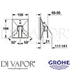 Grohe 19785A00 Mixer Spare Diagram