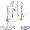 Grohe 19787001 Spare Tech Diagram