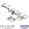 Grohe 19791000 Mixer Spare Diagram
