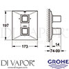 Grohe 19792BE0 Spare Diagram