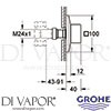 Grohe 19796000 Spare Diagram