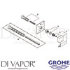 Grohe 19796000 Spare Tech Diagram
