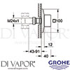 Grohe 19796A00 Spare Diagram