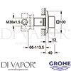 Grohe 19798000 Spare Diagram