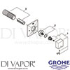 Grohe 19798000 Spare Tech Diagram