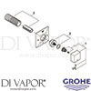 Grohe 19798AL0 Spare Tech Diagram