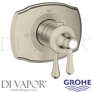 Grohe 19825EN0 Grohflex 2000 Dual Function Thermostatic Trim with Control Module Spare Parts