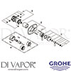 Grohe 19825EN0 Spare Tech Diagram