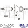 Grohe 19830000 Spare Diagram