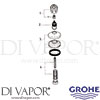 Grohe 19830000 Spare Tech Diagram