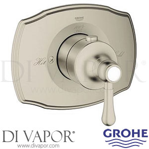 Grohe 19839EN0 Grohtherm 2000 Authentic Custom Shower Thermostatic Trim with Control Module Spare Parts