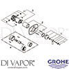 Grohe 19839EN0 Spare Tech Diagram