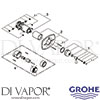 Grohe 19839ZB0 Spare Tech Diagram